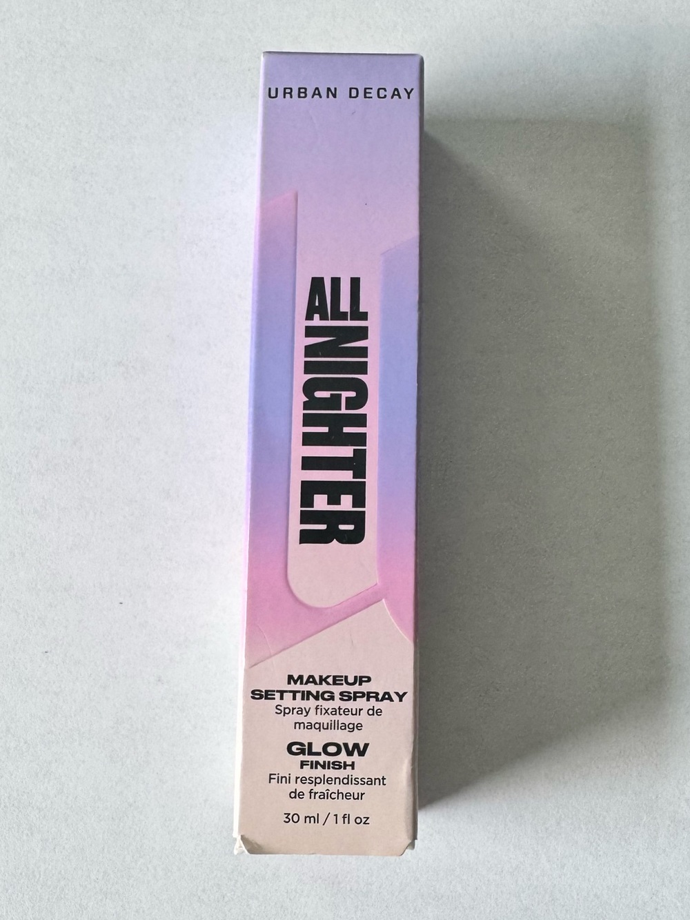Urban Decay All Nighter Makeup Setting Spray Glow Finish 1 Oz Full Size NIB